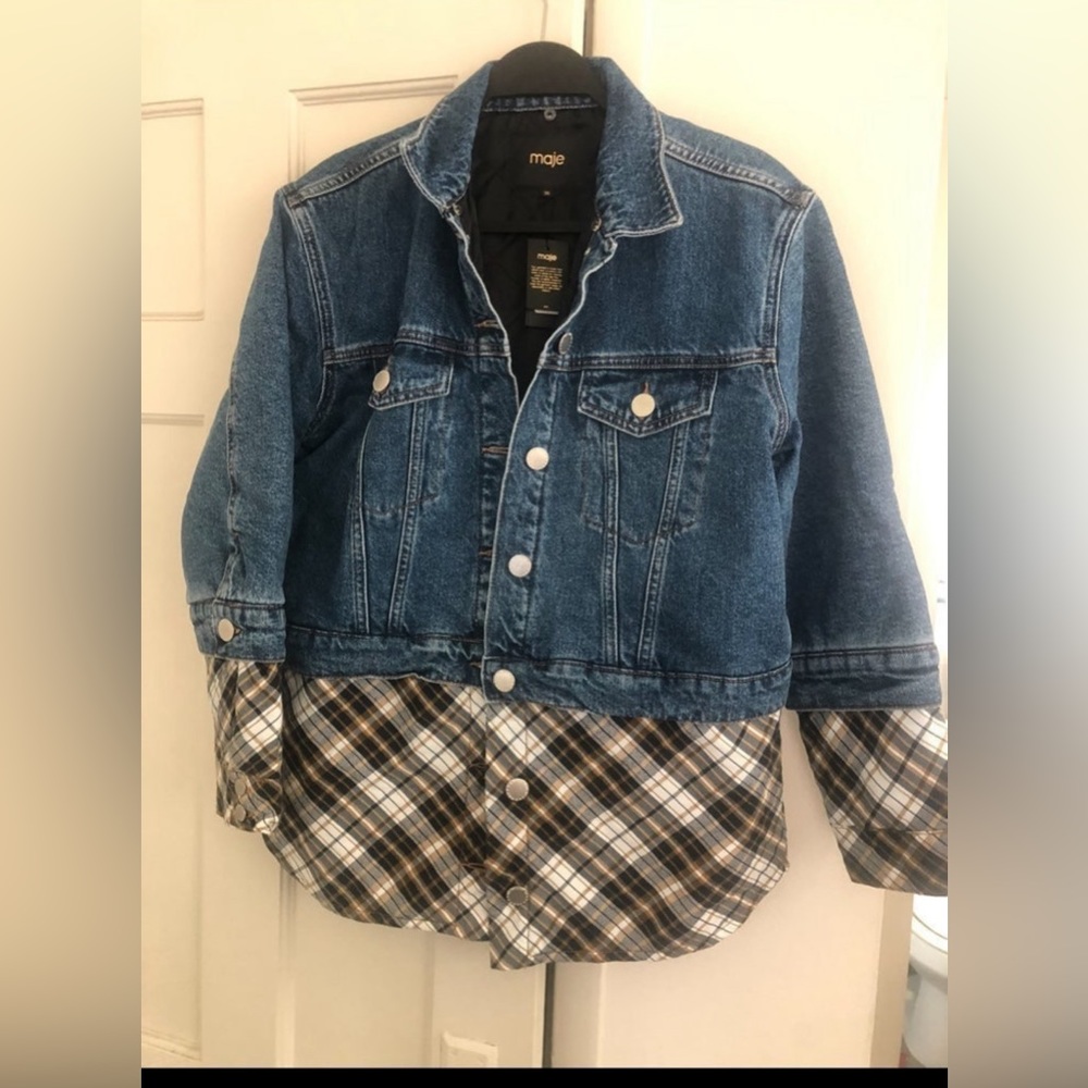 Brand new MAJE bergamo jacket